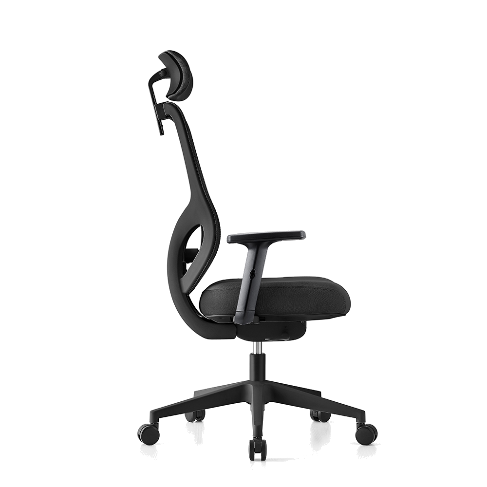 כיסא ארגונומי איכותי מבית STANDLY בצבע שחור דגם Hygge – תמונה 5