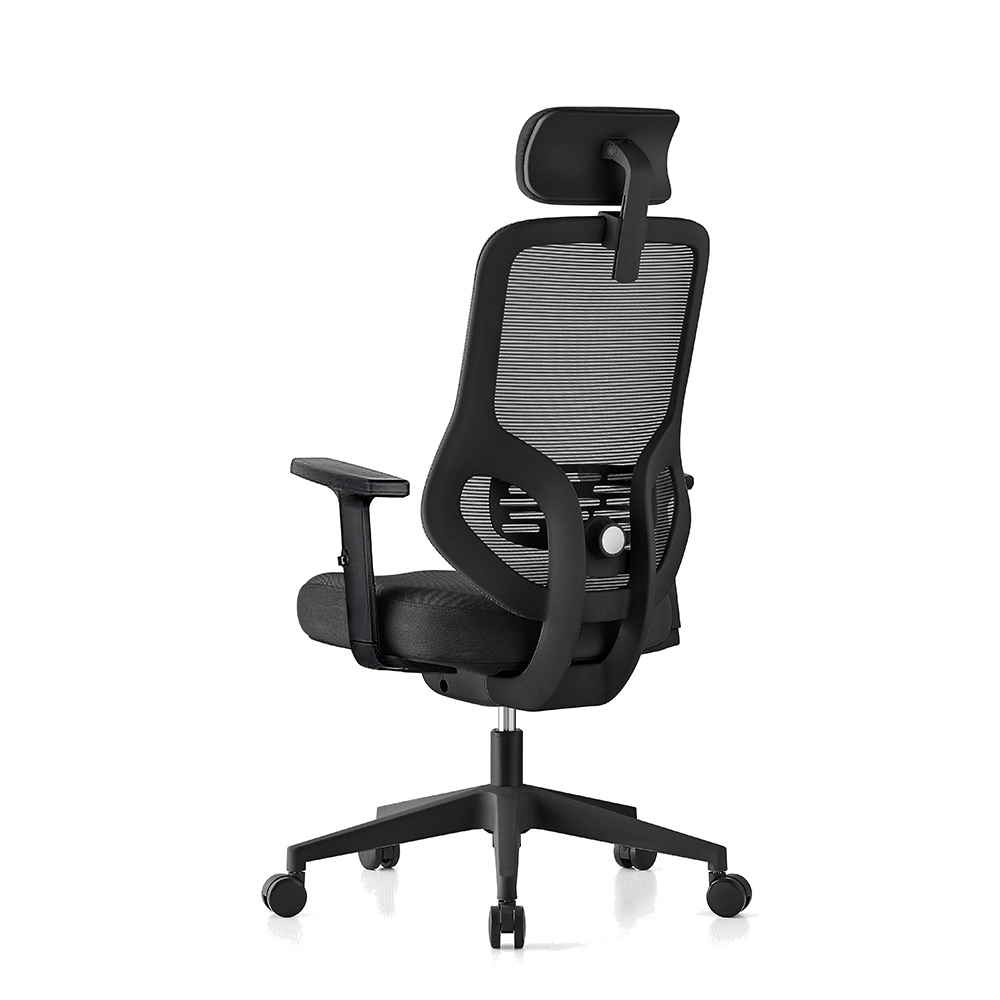 כיסא ארגונומי איכותי מבית STANDLY בצבע שחור דגם Hygge – תמונה 3