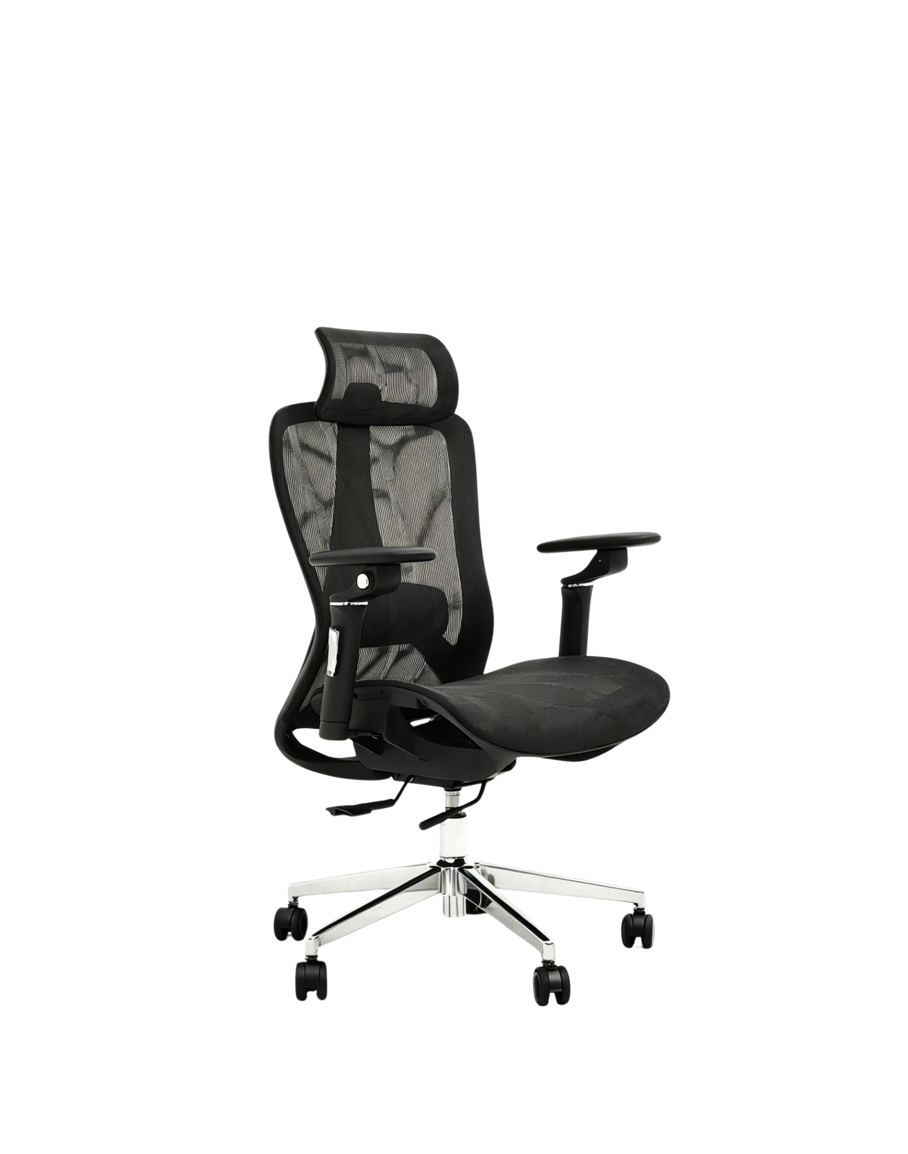 כיסא ארגונומי רשת עם תמיכה מלאה STANDLY SUMMIT בצבע שחור – תמונה 5