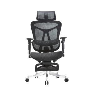 כיסא ארגונומי פרימיום עם הדום רגליים STANDLY ASTRA בצבע שחור