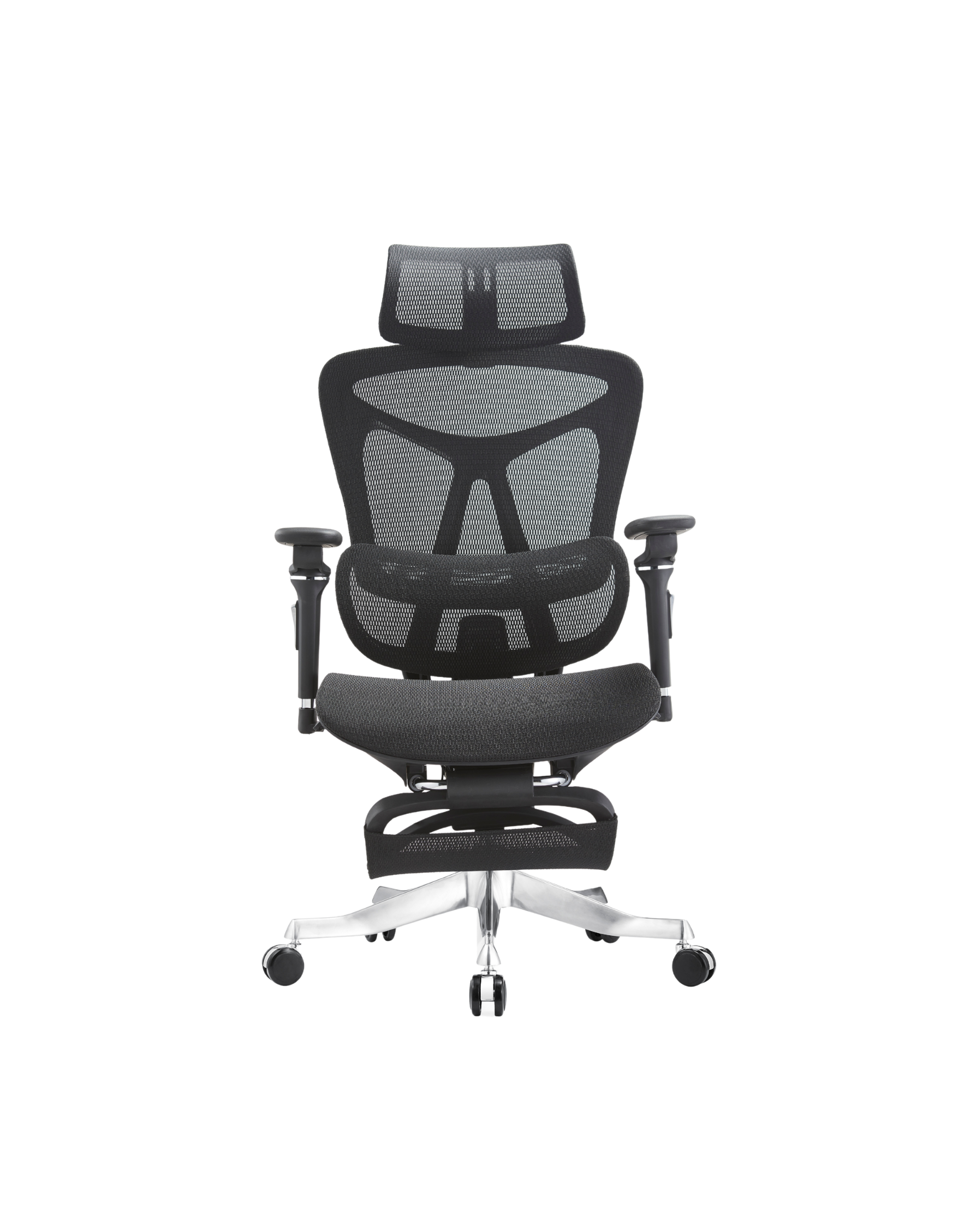 כיסא ארגונומי פרימיום עם הדום רגליים STANDLY ASTRA בצבע שחור