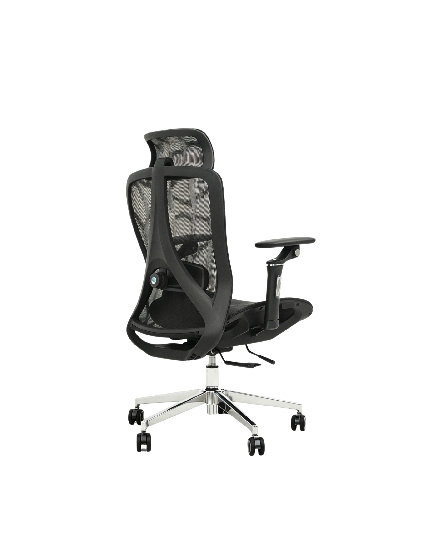 כיסא ארגונומי רשת עם תמיכה מלאה STANDLY SUMMIT בצבע שחור – תמונה 3
